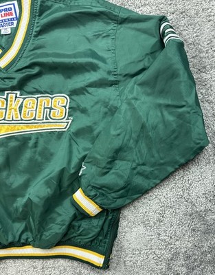 Green Bay Packers Starter ジャケット 2XL Vintage Starter Jacket Green Bay Packers Men's Large Pro Line
