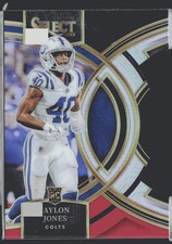 2023 Panini Select #146 Jaylon Jones Black and Green Prizms Die Cuts