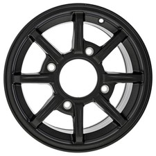 Polaris 1523999-744 Matte Flat Black Cast 14x6 Rim Rzr Xp Sport Eps Ultimate Pro