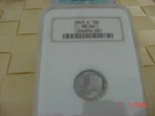 1949D Roosevelt Dime NGC MS66