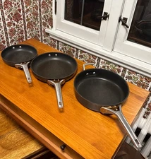 CALPHALON Premier Anodized Nonstick 3 Qt Saucepan, 8” Skillet 10” Skillet