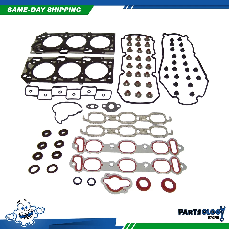 Kit de reconstrucción de motor maestro DNJ EK1143M para 99-02 Dodge 300M Concorde 3,5 L SOHC Foto 3 de 4