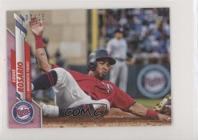 2020 Topps Mini Pink 7/25 Eddie Rosario #483 im0