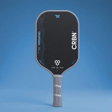 NEW CRBN 3 TruFoam Waves - Elongated Pickleball Paddle w/ Free Cover Carbon Fibe