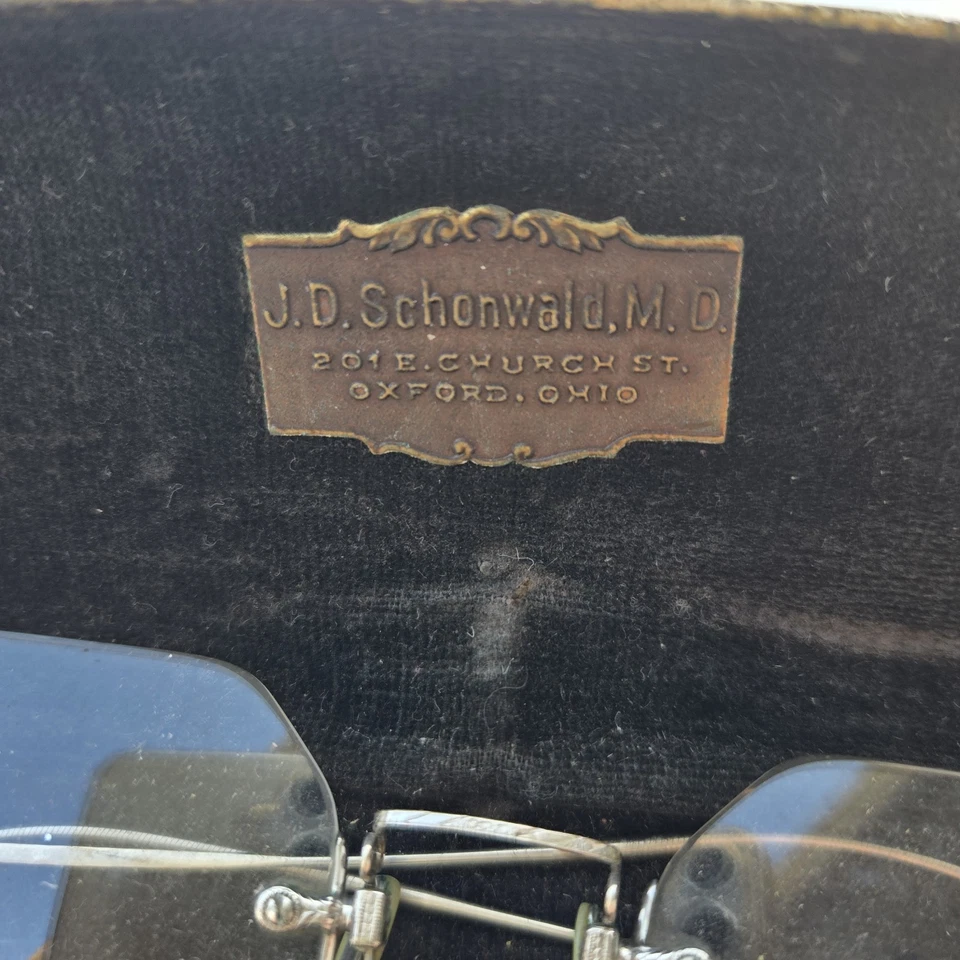 Anteojos antiguos Shuron sin marco Hexegon años 20 y originales ORIGINALES Foto 2 de 4