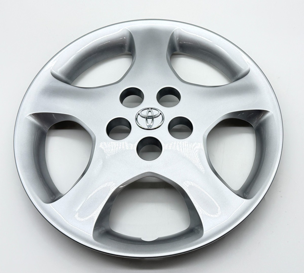 CPW 15" Wheel Covers / Hub Caps For 2005-2008 Toyota Corolla (Set Of 4) - Glossy Black, Easy Install