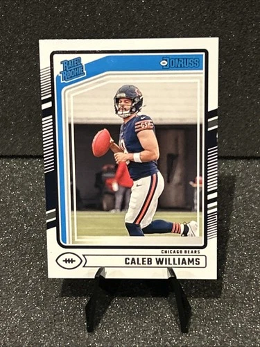 2024 Panini Donruss Rated Rookie Caleb Williams #327 Aqueous Test (RC)