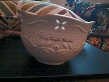 Lenox Sweet Inspiration Enjoy Simple Pleasures Bowl 24 Karat Trim Made In USA