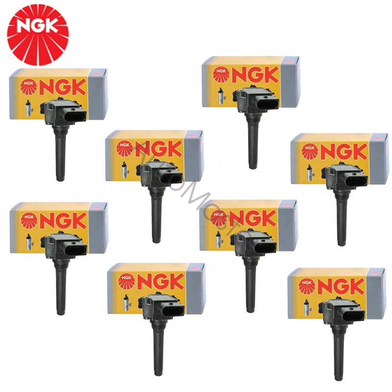 OEM NGK 079905110R Ignition Coil Set of 8 For Audi S6 S7 RS7 A8 Bentley  4.0T