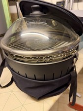 lotus grill g340 mit Glasdeckel und Grillpfannen, dazu Tragetasche