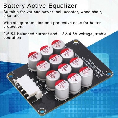 Battery Active Equalizer 3S 4S 5A Balancer Energy Transfer Board 1.8V 4.5V