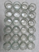 24 x Empty Gu Pots / Glass Ramekins for Craft Projects, candles, wedding decor