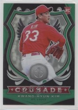 2020 Panini Chronicles Crusade Green Prizm 21/50 Kwang-Hyun Kim #13 0c6