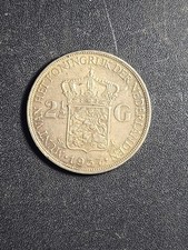 1937 Netherlands 2-1/2 Gulden SILVER (0.720 fine, 0.5787 oz ASW) AU stk#p42 84.66 per troy oz