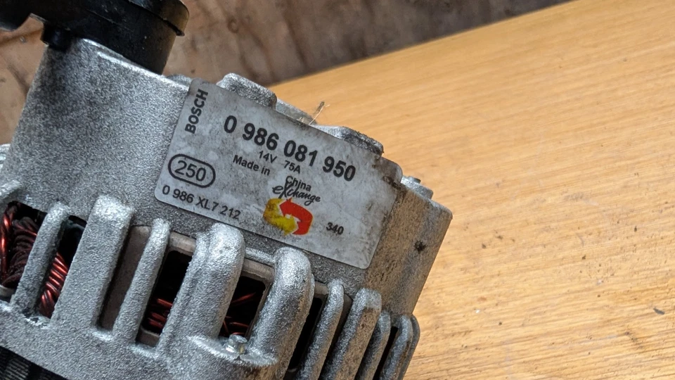 SUZUKI SWIFT ALTERNATOR 1.3 PETROL 2005-10 0986081950 ** - Image 4 of 4