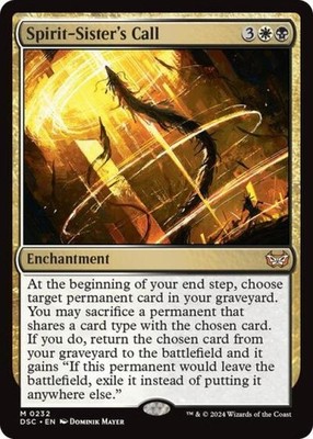 ~ Spirit-Sister's Call ~ NM ~ Commander: Duskmourn: House of Horror ~ MTG ~