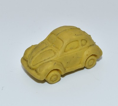 Vintage Small Yellow Diener Eraser Volkswagen Bug 1970's