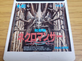 Evil Sword Necromancer PC Engine HuCARD 1988 Hudson RPG Tested Auth From Japan