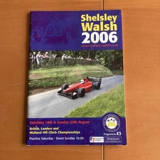 Shelsley Walsh Hillclimb Programme 2006