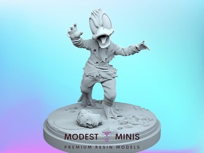 Zombie Duck-Tective - 32mm - 40mm Mini | Crisis Protocol Proxy | C27