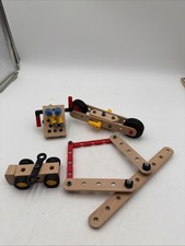 Vintage Lot of BRIO Wooden Trucks Vehicles Replacement Parts