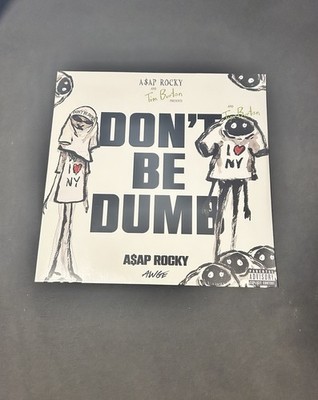 ASAP Rocky Don t Be Dumb Vinyl Shirthead Cover - Signed Edition - NEW