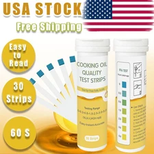 Frying Oil Quality Test Strips in Kitchens&Restos Free Fatty Acid (FFA) 0-5mg/g