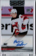 24/25 2024 UPPER DECK CLEAR CUT BRIAN HALONEN CC-BH ROOKIE AUTOGRAPH AUTO DEVILS