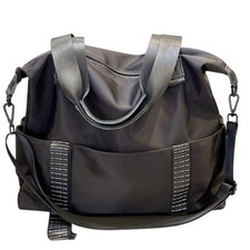 Oxford Fabric Bag Tote Casual Fashion Canvas Duffel Purse Solid Large for Travel