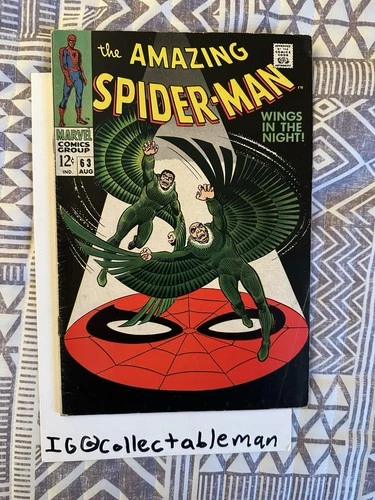 Amazing Spider-Man #63 1968 Vulture Marvel Comics Romita Art Stan Lee Story FN