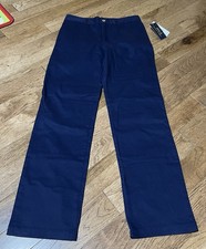NWT Polo Ralph Lauren Navy Blue Chino Dress Pants Boys Holiday Christmas Size 14