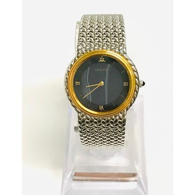 Seiko Credor K18 Bezel Navy Edition Quartz Qow.Yu604
