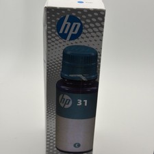 Genuine HP 31 Cyan Ink Bottle for Smart Tank 70ml Exp: Nov 2028