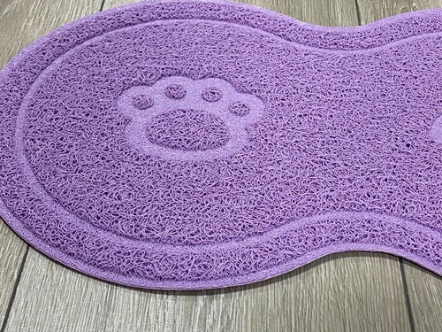 Alfombra púrpura multiusos 8 formas para alimentación de mascotas tazón de comida para perros/cachorros/gatos tazón de lugar - Imagen 2 de 5