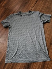 NIKE DRI FIT SHIRT MENS SIZE SMALL GRAY