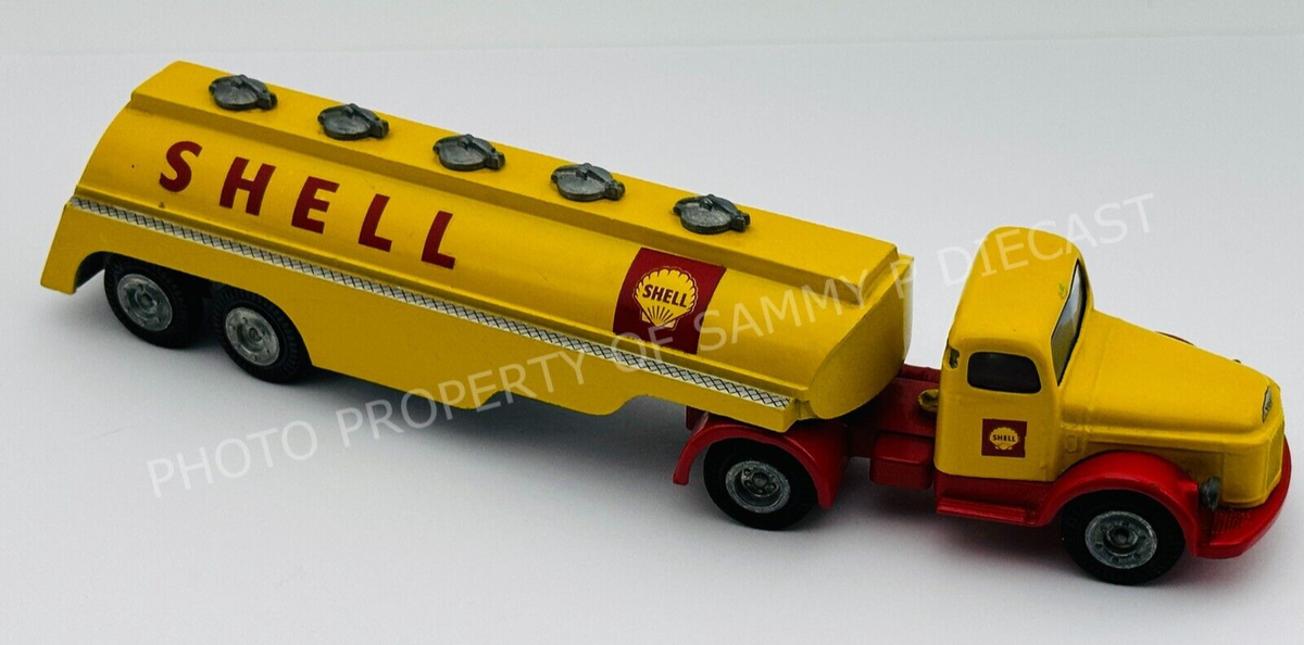 Tekno Denmark 1:43 VOLVO FUEL TANKER TRUCK Shell Yellow Red Very