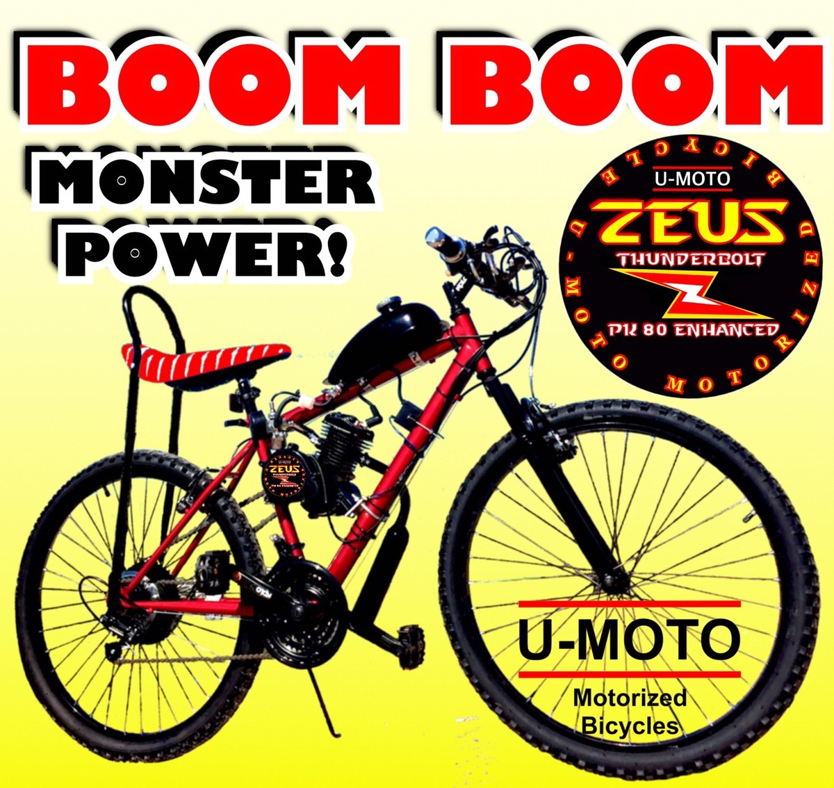 2-STROKE 66cc/80cc MOTORIZED BIKE KIT WITH 26