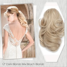 Zopf Klammer Clip Pferdeschwanz Haarverlängerung Lockig Ponytail Haarteil Dick