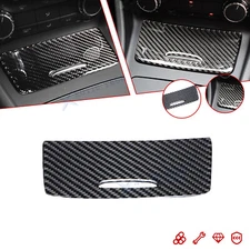 Carbon Fiber Center Console Storage Box Panel Cover Decal For Mercedes CLA GLA