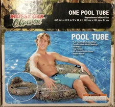 Mossy Oak Obsession Camo Pool Tube Large 48X47 Inflatable Float Ring NIB