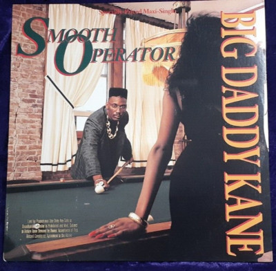 Big Daddy Kane Warm it Up, Kane Smooth Operator Vinyl Record Single