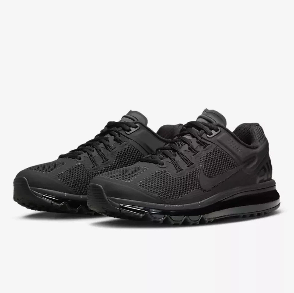 Nike Air Max 2013 Triple Black Running Sneaker Shoe's Men's FZ3156