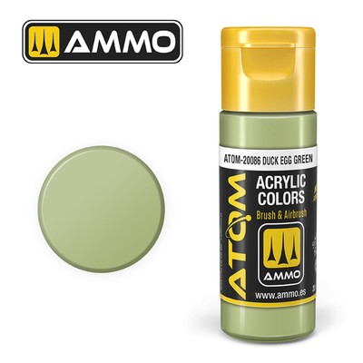 Ammo MIG ATOM-20086 - ATOM COLOR Duck Egg Green 20ml - Neu
