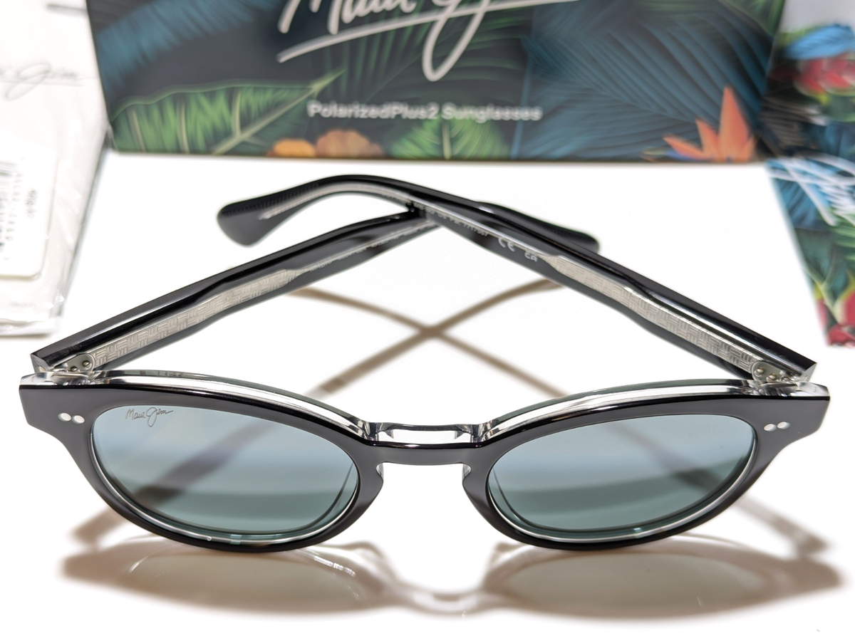 NEW Maui Jim Joy Ride Black Crystal Polarized Grey Lens  display picture 2