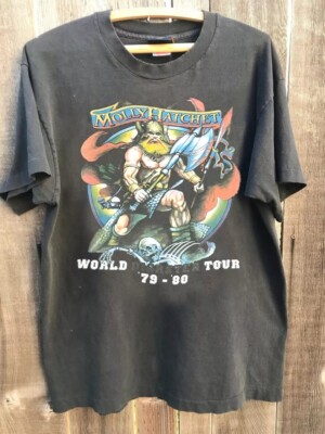 SHEFF MOLLY Tシャツ Molly Hatchet World Tour Disaster Tour Charcoal Unisex Tshirt