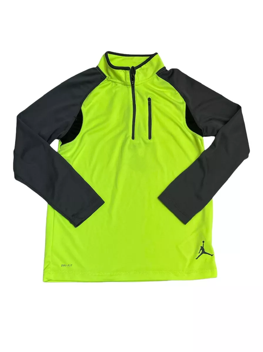 Michael Jordan Pullover 1 4 Zip Light Long Sleeve Shirt Youth Kids Boys L Nike