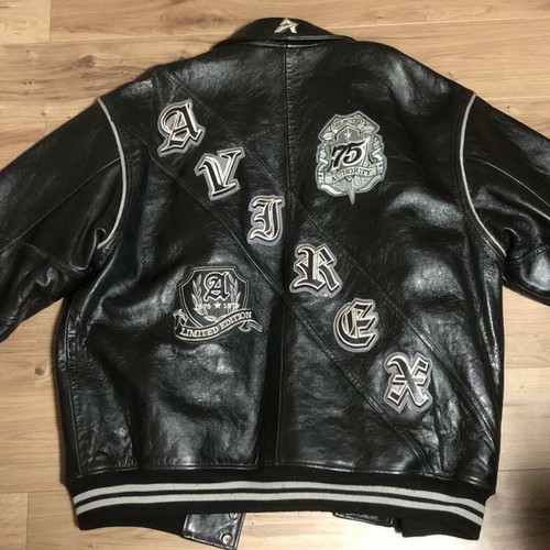 AVIREX Patch Genuine Leather Stadium 