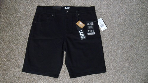 Lazer Skinny Slim Stretch Black Shorts Comfort Flex Boys Size 18 - Picture 10 of 19