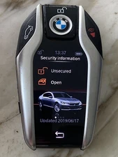 2016 2017 2018 2019 BMW 740i 750i SERIES DISPLAY KEY SMART SCREEN 9877464-01 OEM