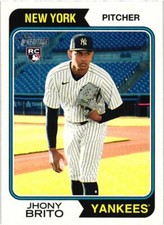 2023 Topps Heritage #557 Jhony Brito